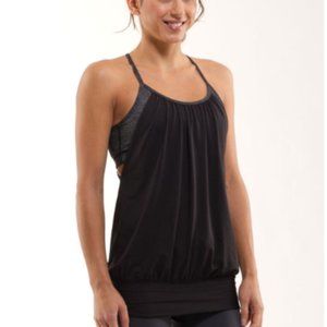 Lululemon No Limit Tank Grey Black Size 4